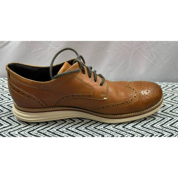 Cole Haan Mens Wingtip Oxford Shoes Brown Leather Size 11M main image 13